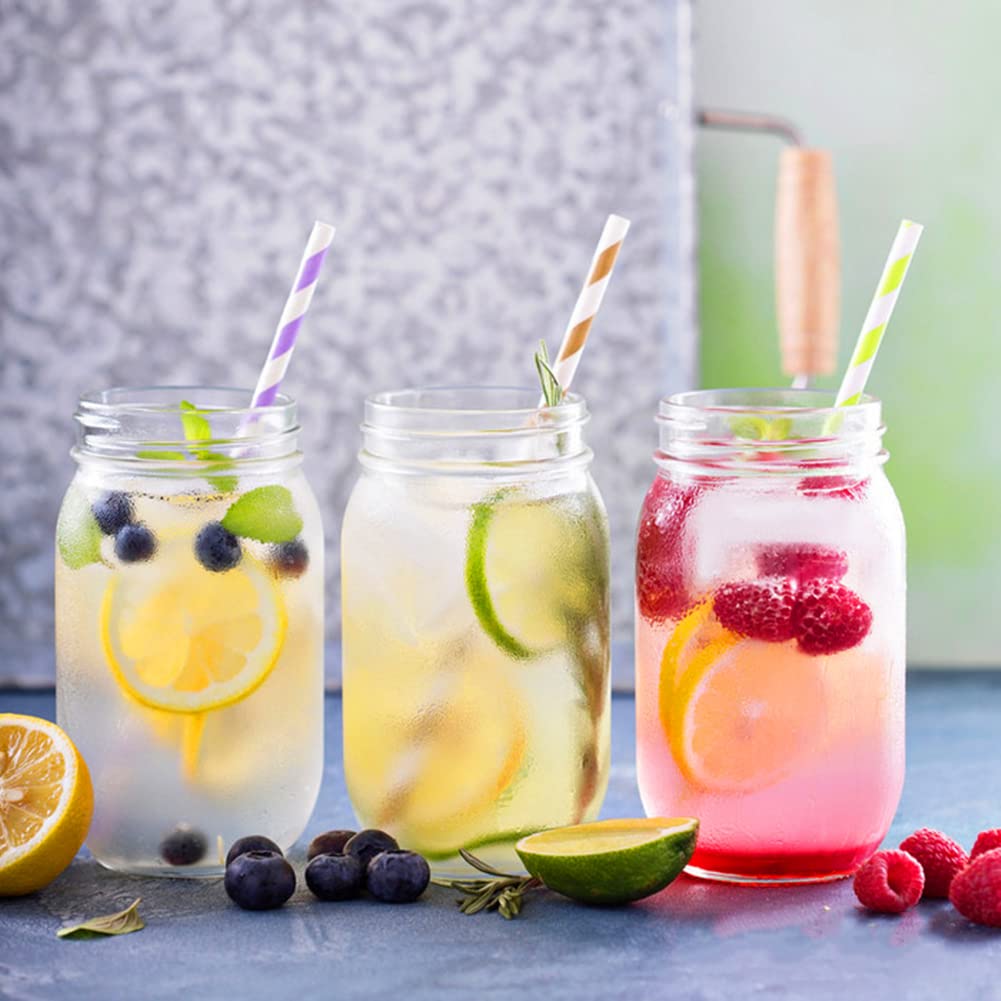 TUZAZO 8 Oz Plastic Mason Jars with Lids, 12 Pack Reusable Empty Small Clear Plastic Storage Containers for Kitchen & Household | BPA Free Spice Jar | Candy Jar