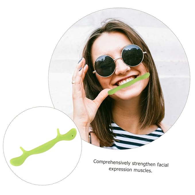 Smile Trainer Silicone Mouth Muscle Tightener Facial Exerciser for Face Lifting Ergonomic Design Portable Durable for Women and Girls