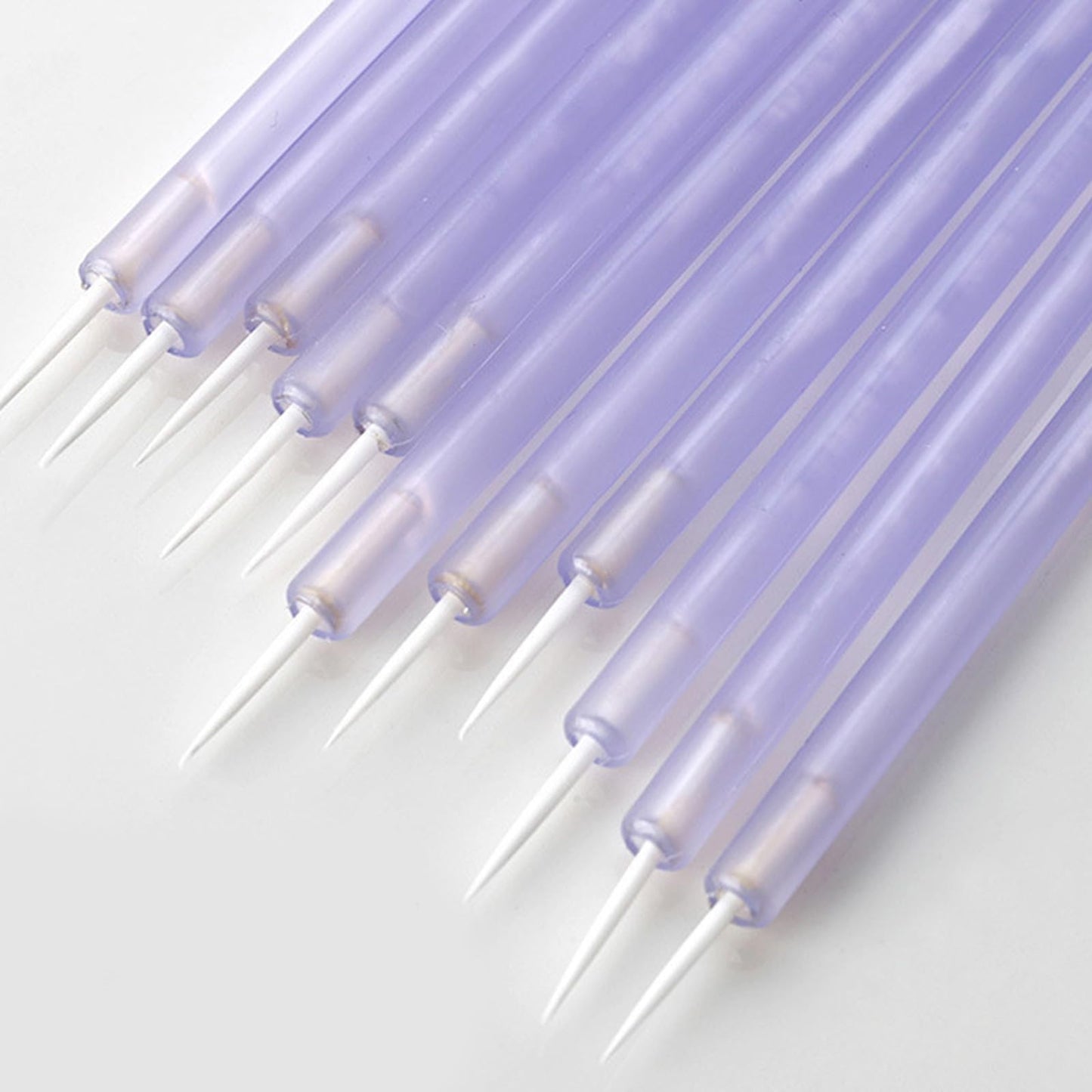 50pcs Disposables Nails Art Brush Super Fine Thin Liner Nails Brush Set For Nails Gel Polish Painting Designs For Women