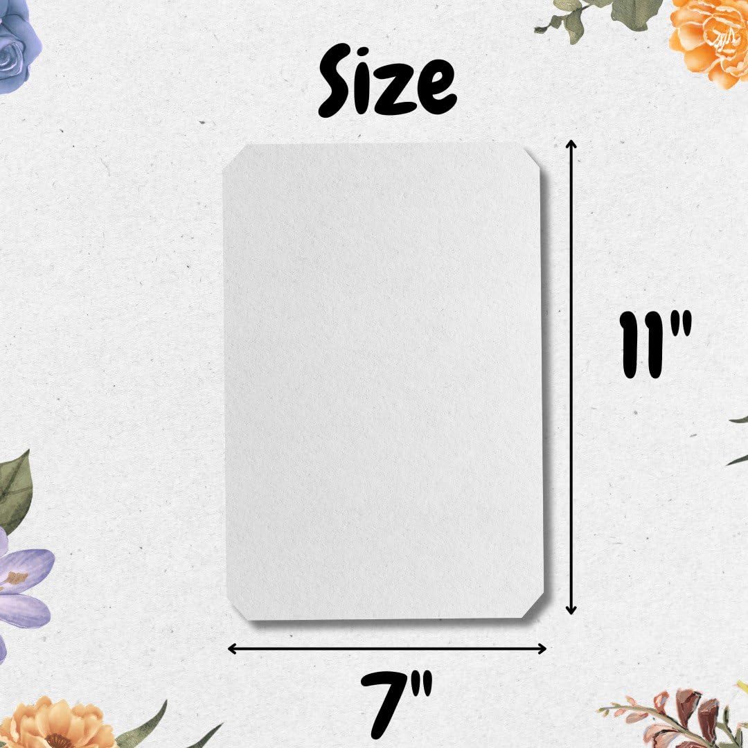 ECOHOME Flower Press Kit Replacement Cardboard Sheets - Ideal for Paper Crafting with Dried Flowers, Extends Lifeline, & Versatile Use in Botanical Art, 11.5x8.2 Size