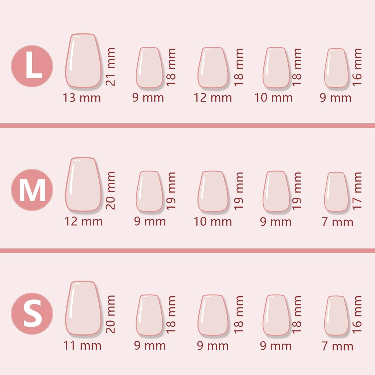 AVVA VISION 2 Packs Press On Nails Handmade Rhinestones Charms DIY Reusable Adhesive Tabs False Fake Nail, Set #01, Size L
