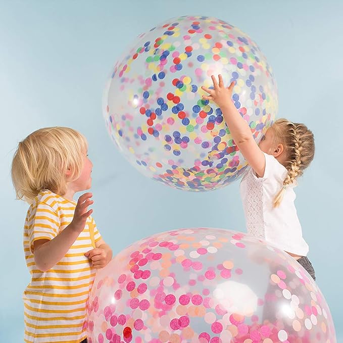 Pink Biodegradable Tissue Paper Confetti 15mm for Party Decoration or Filled Balloons