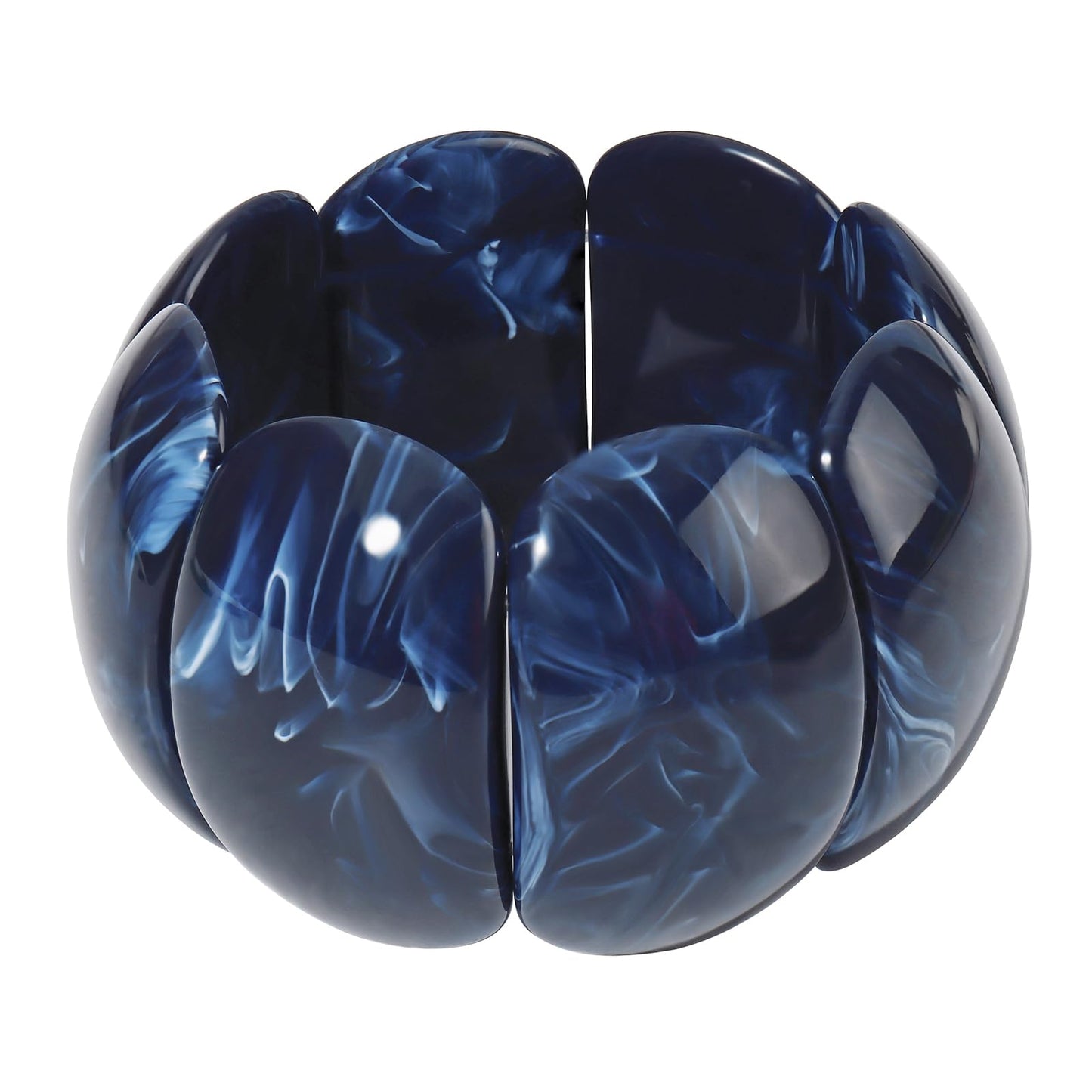 Coiris Chunky Bracelets for Women Acrylic Bangle Resin Bracelets Colorful Thick Jewelry