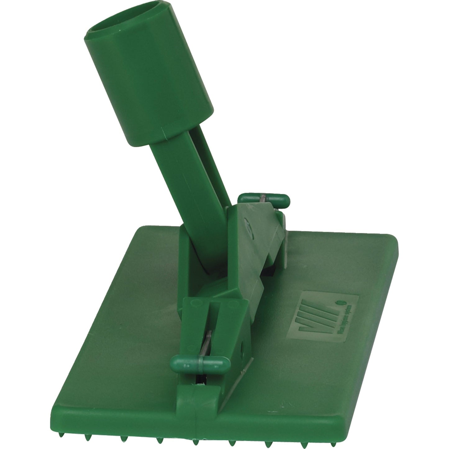 Vikan 55002 Pad Holder,Floor,9" x 3.7",PP/SS,Green