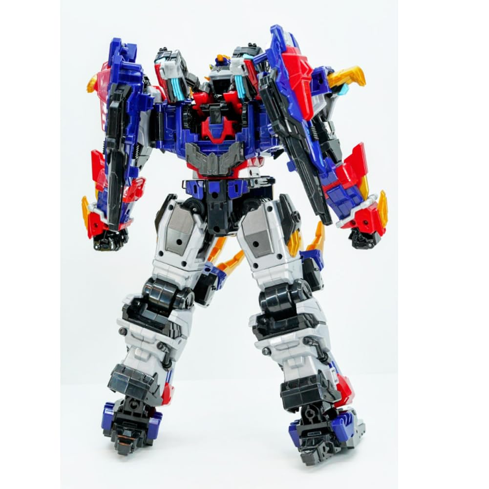 SIGNIM Miniforce Rexkaiser a Dinosaur and a car Combine to Transform into a Robot 12.6" x 7.5" x 14.6"