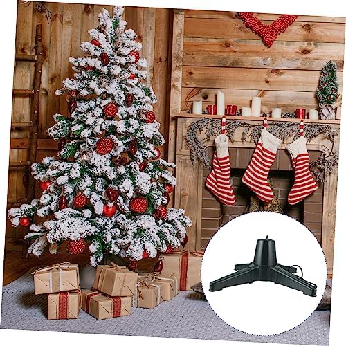 Ciieeo 1pc Electric Christmas Tree Stand Rotatable Support Base Holiday Display Easy Installation Suitable for Home Us Festive Decoration