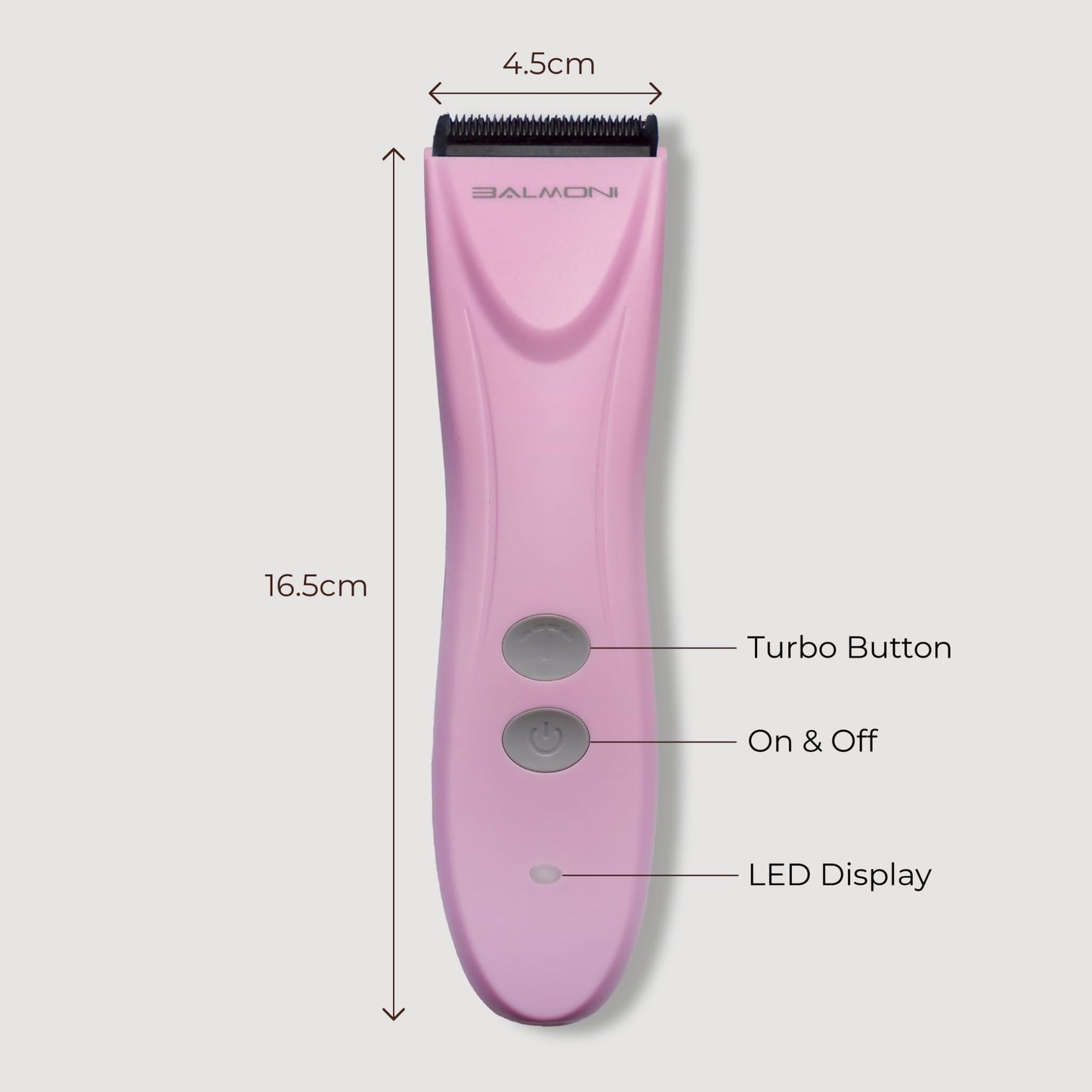 BALMONI Cordless Pet Grooming Kit for Dogs & Cats, Quiet & Powerful Motor Paw & Face Trimmer, Lightweight Clipper, Dopamine Pink, Parent (Bundle-Dopamine Pink)