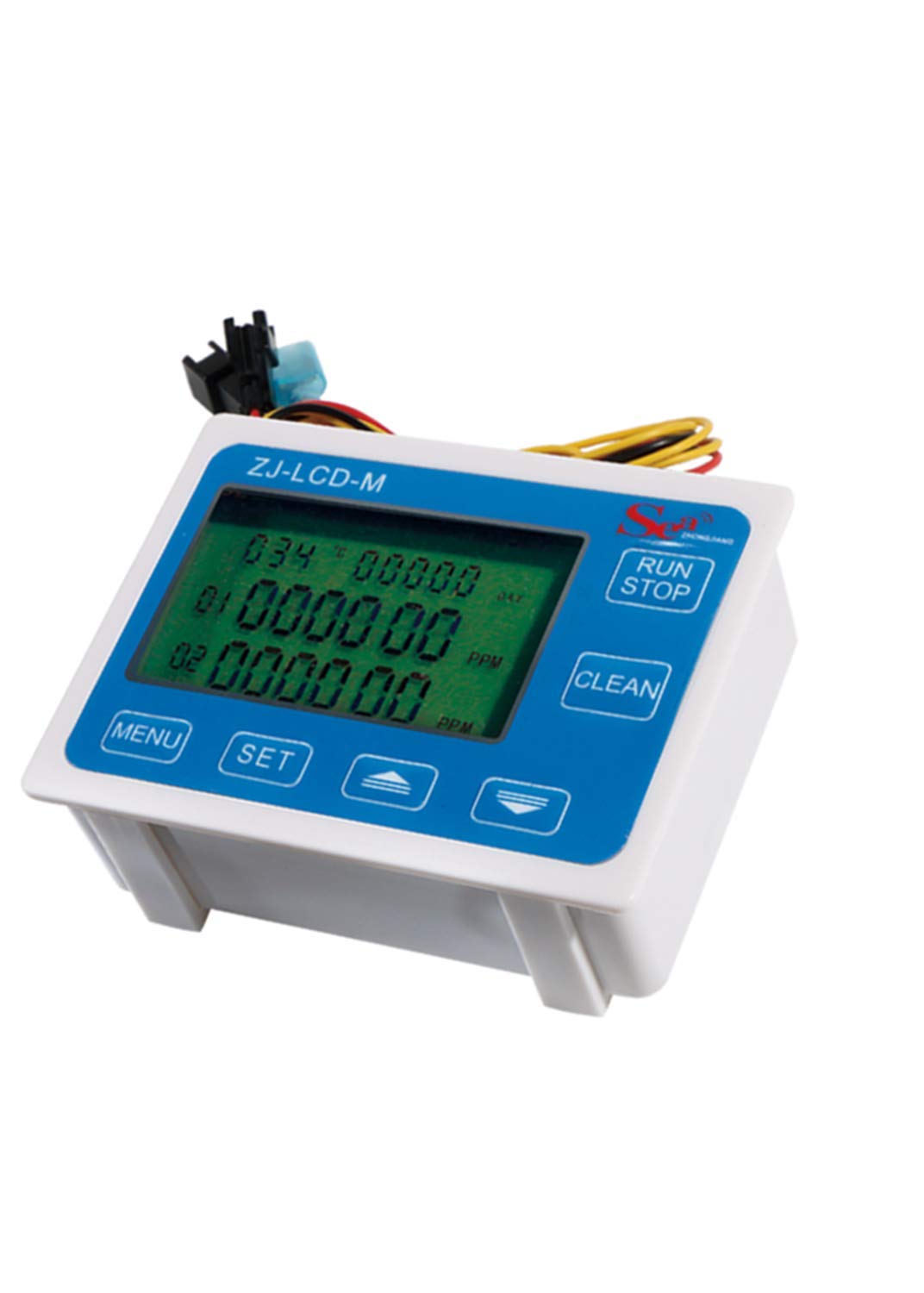 GREDIA Digital LCD Display Quantitative Controller Water Control + G1-1/2" Hall Effect Flow Sensor Flowmeter +24V Power