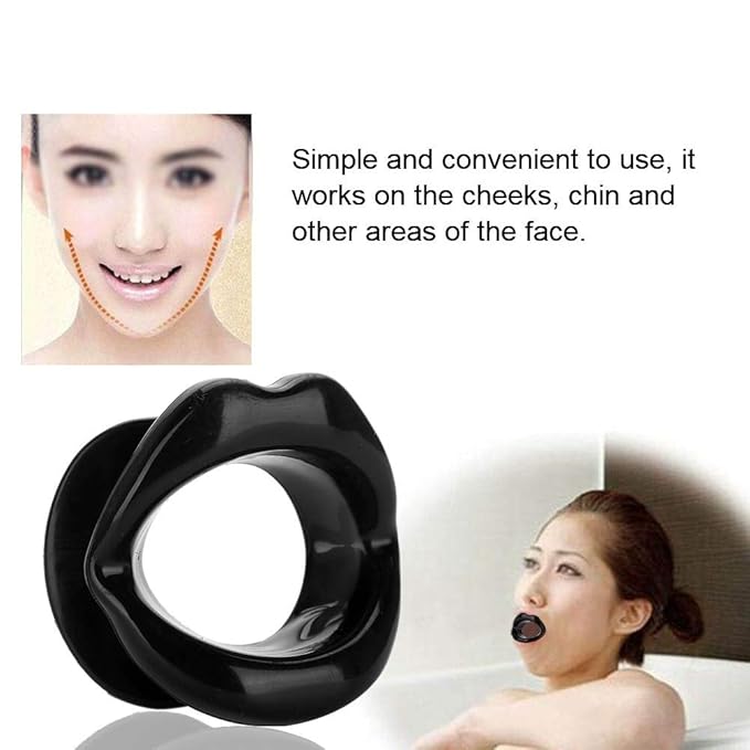 Lip Trainer, Face Slim Exerciser Muscle Lips Trainer Tightener Silicone Face Lifting Lip Exerciser Mouth Muscle Tightening Tool Face Exercise Lips Trainer Face Beauty Tools for
