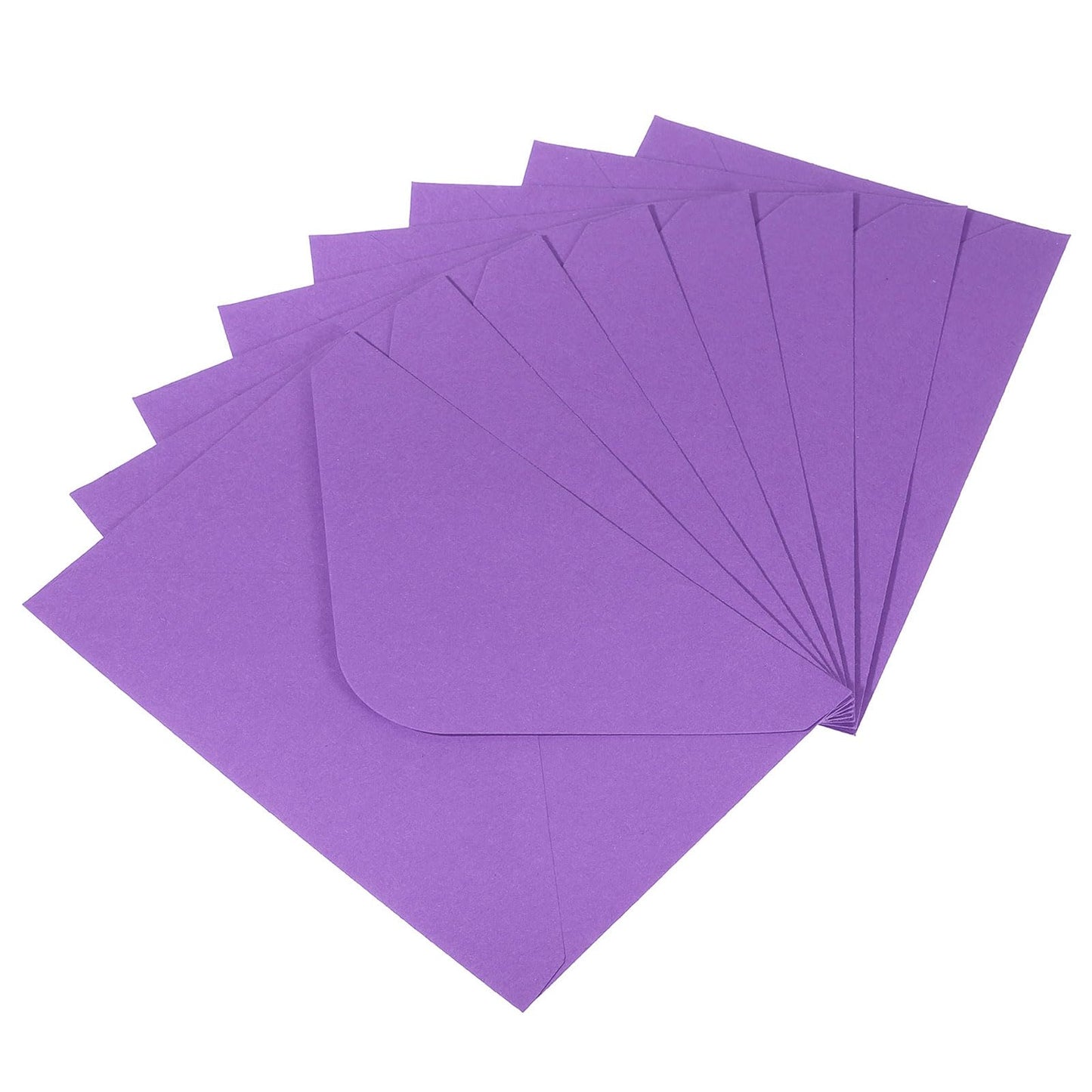 YOKIVE 50pcs Gift Card Envelopes, 6 x 4 Inch Mini Envelopes Small Envelopes Credit Card Size Bulk for Thank You Cards Graduation Greeting Birthday, Purple