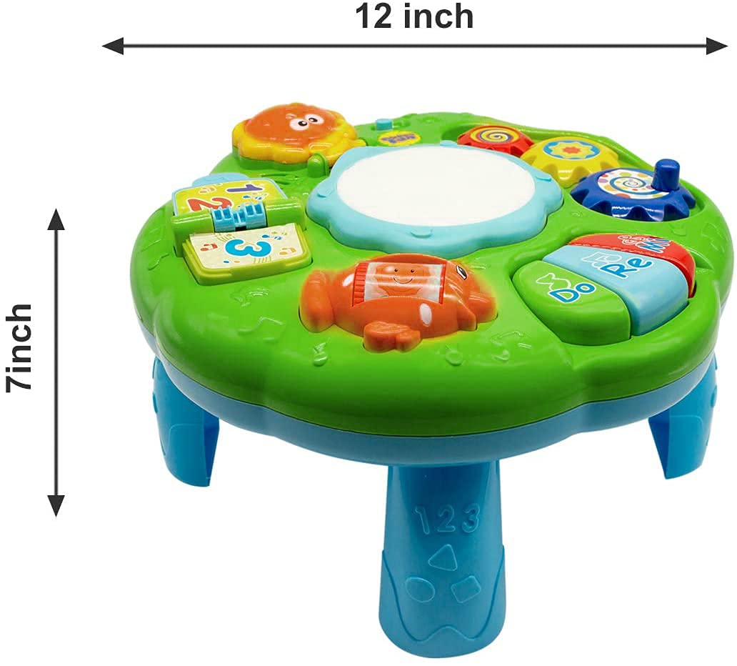 Magic Star Learning Table, Baby Activity Center & Interactive Play Table, Grow-with-Me Musical Activity Center for Infants & Toddlers 6–12 Months, Baby Activity Center Toy for Boys & Girls 1 2 3 Years