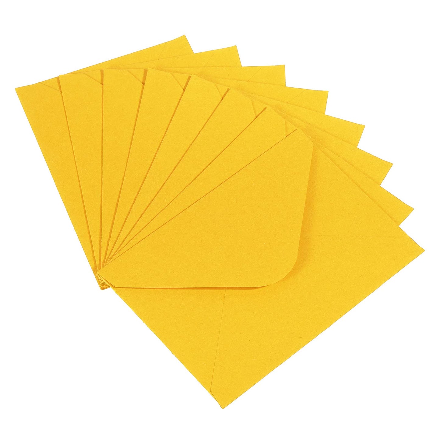 PATIKIL Mini Envelopes, 100 Pack Mini Gift Card Business Card Envelope for Greeting Weddings, Yellow