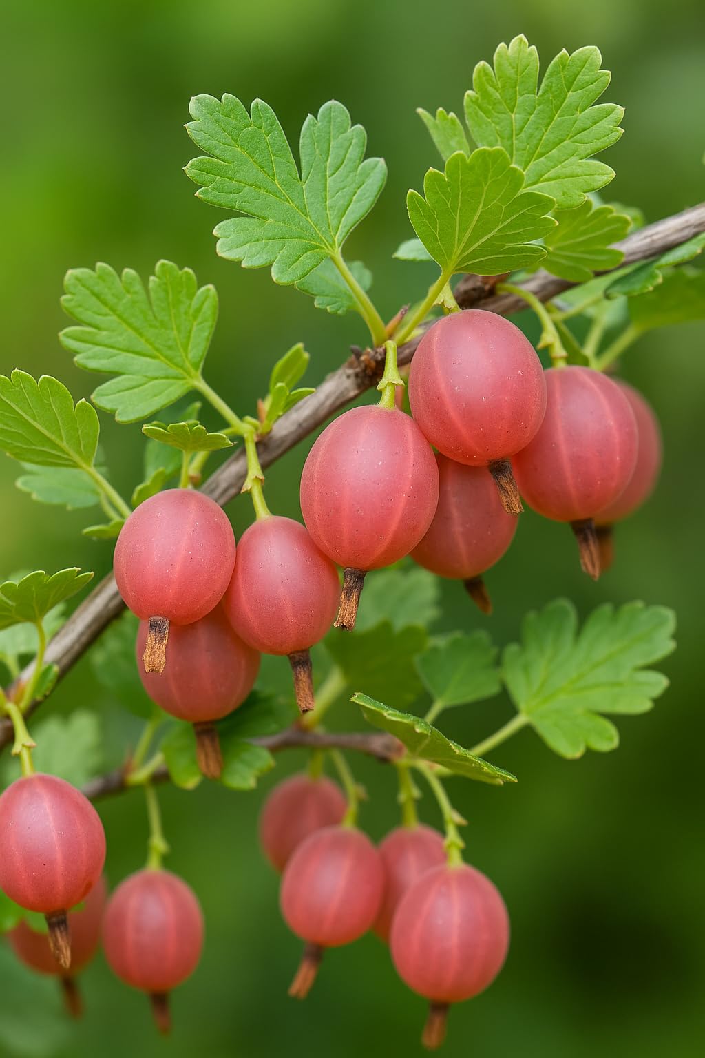 Pink Pixwell Gooseberry Seedling (12–18") – Hardy Bush with Sweet-Tart Berries (1 Seedling)