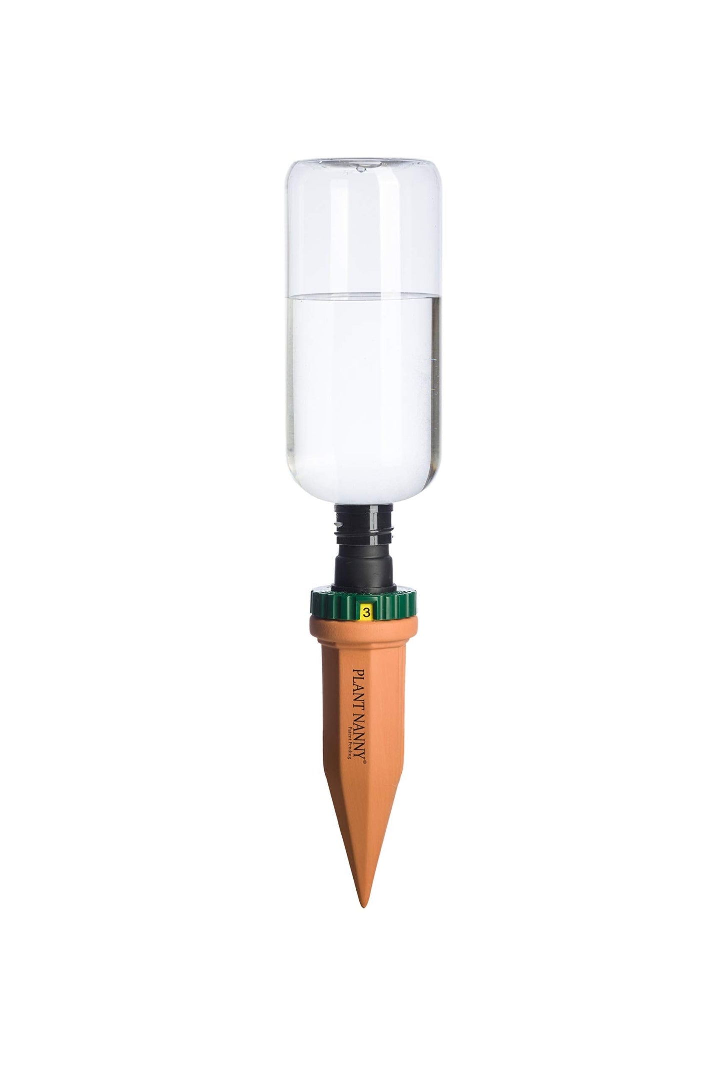 Plant Nanny Adjustable Quick Connect Plastic Bottle Stake Set (4 Pack)