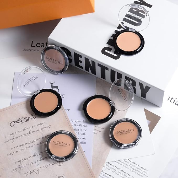 3 Pack Full Coverage Concealer Cream Makeup, Waterproof Matte Smooth Concealer Corrector for Dark Spot Under Eye Circles/Blemishes (3×5g/0.18Oz, #30 Light Natural)