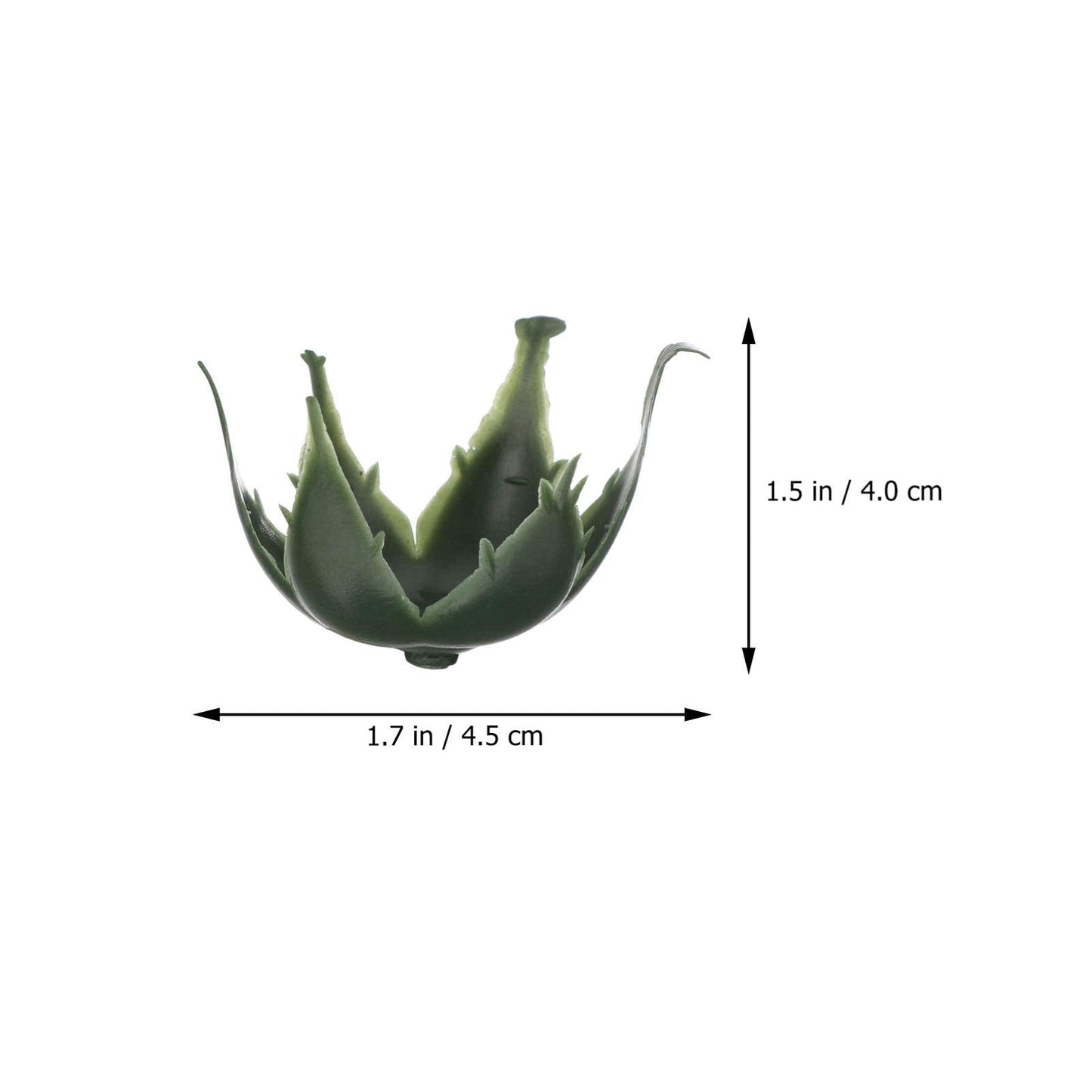 EXCEART 50Pcs Simulated Flower Calyxes 1.77 Inch Artificial Flower Receptacles for DIY Soap Flowers Rose Crafts Green Plastic Holders for Wedding Home Decor