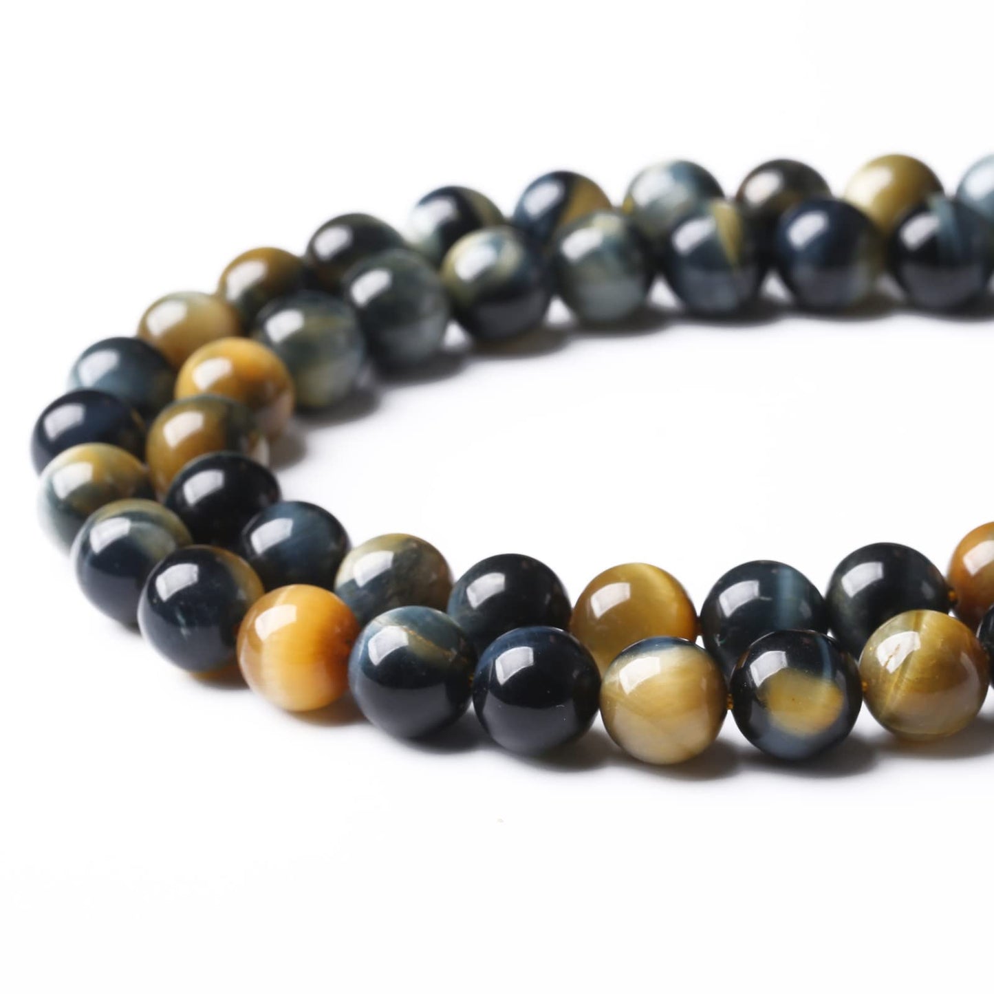 36PCS 10MM AAA Dreamlike Tiger Eye Stone Beads Natural Gemstone Bead Crystal Healing Energy Jewelry Making DIY 15 inches