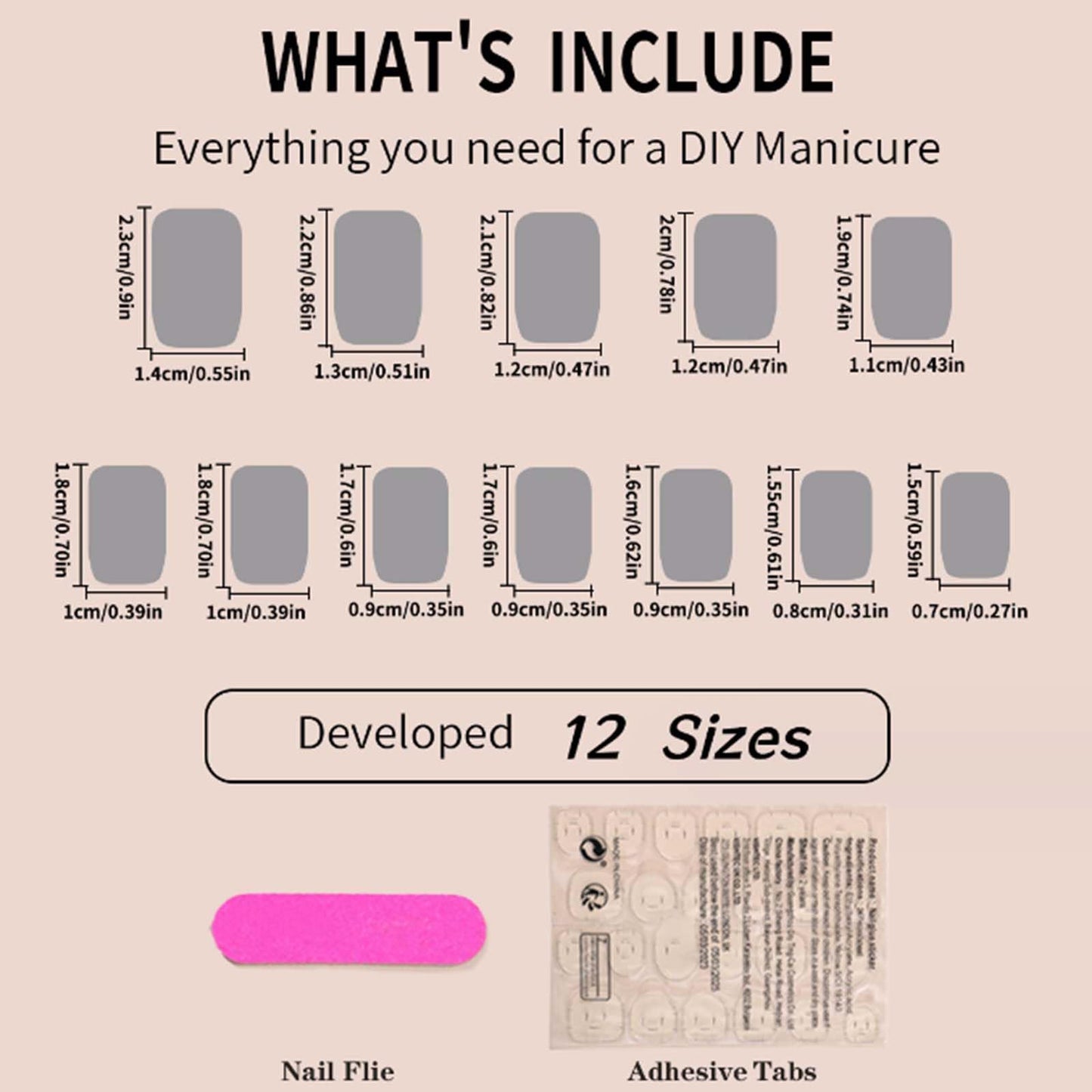 YoYoee Short Square Press on Nails Purple Cute False Nails Acrylic Fake Nails Bling Nails Tips for Women and Girls 24PCS