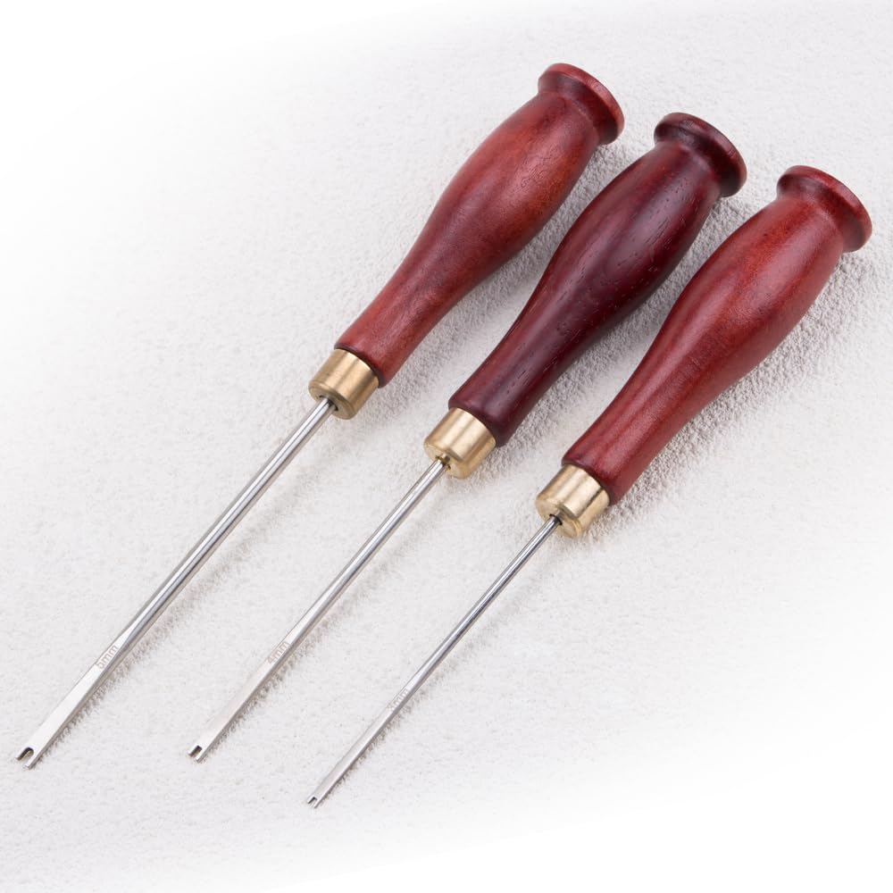ZORZA 3Pcs Versatile Cotton Stuffing Tool for DIY Handcrafts Crochet Projects Includes 3mm 4mm 5mm Cotton Filler Tools for Sewing Crafting