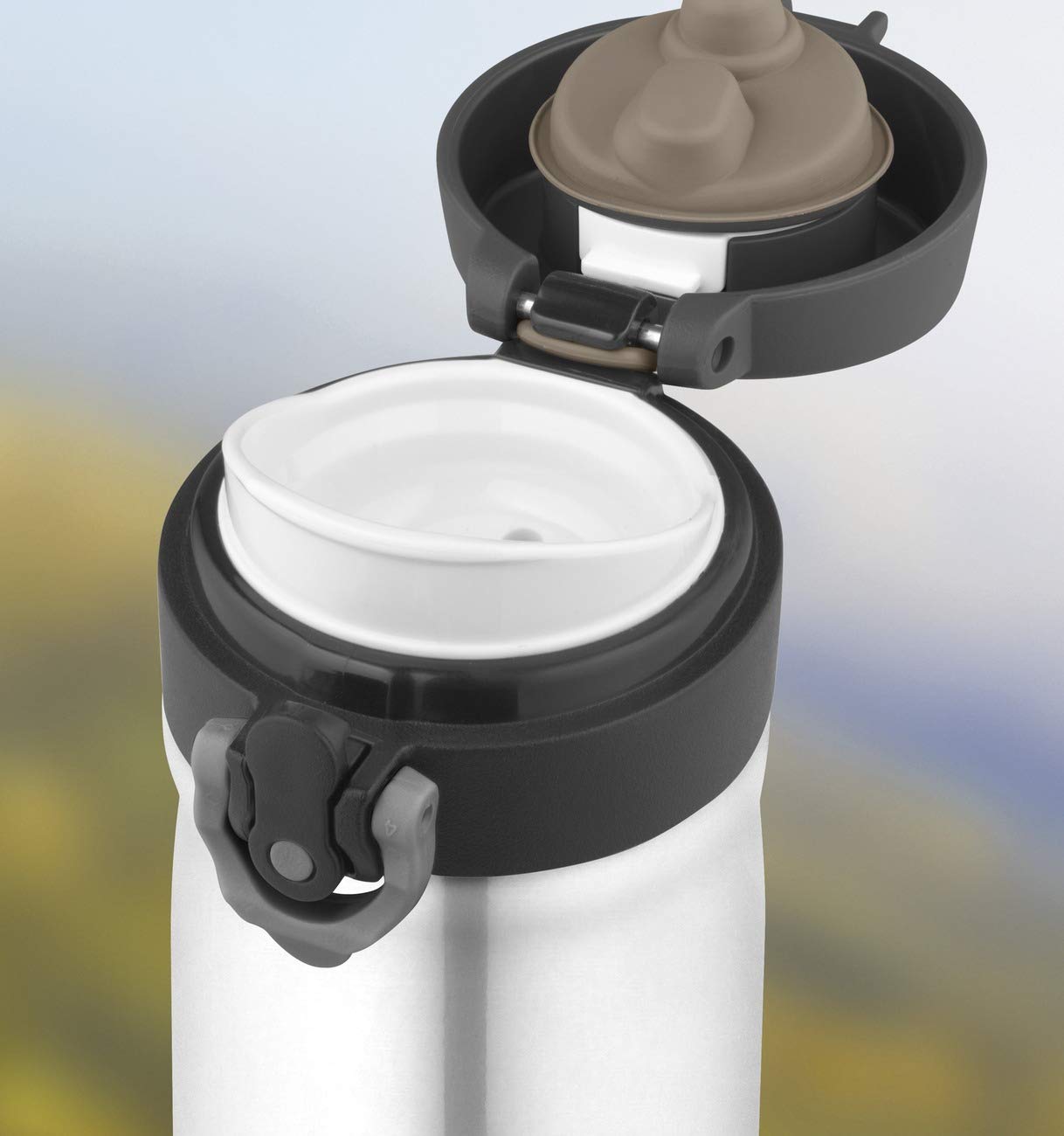 Thermos 16 Ounce Direct Drink Bottle, Stainless Steel