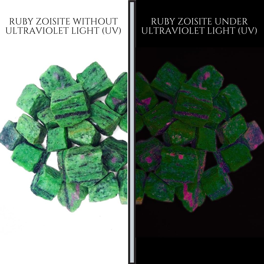 Crystals, Rocks, Jade, Crystals and Healing Stones, Witchcraft Supplies, Healing Crystals, Stones, Healing Stones, Rock Collection, Agate, Raw Stones (Ruby Zoisite, 2 Pcs)