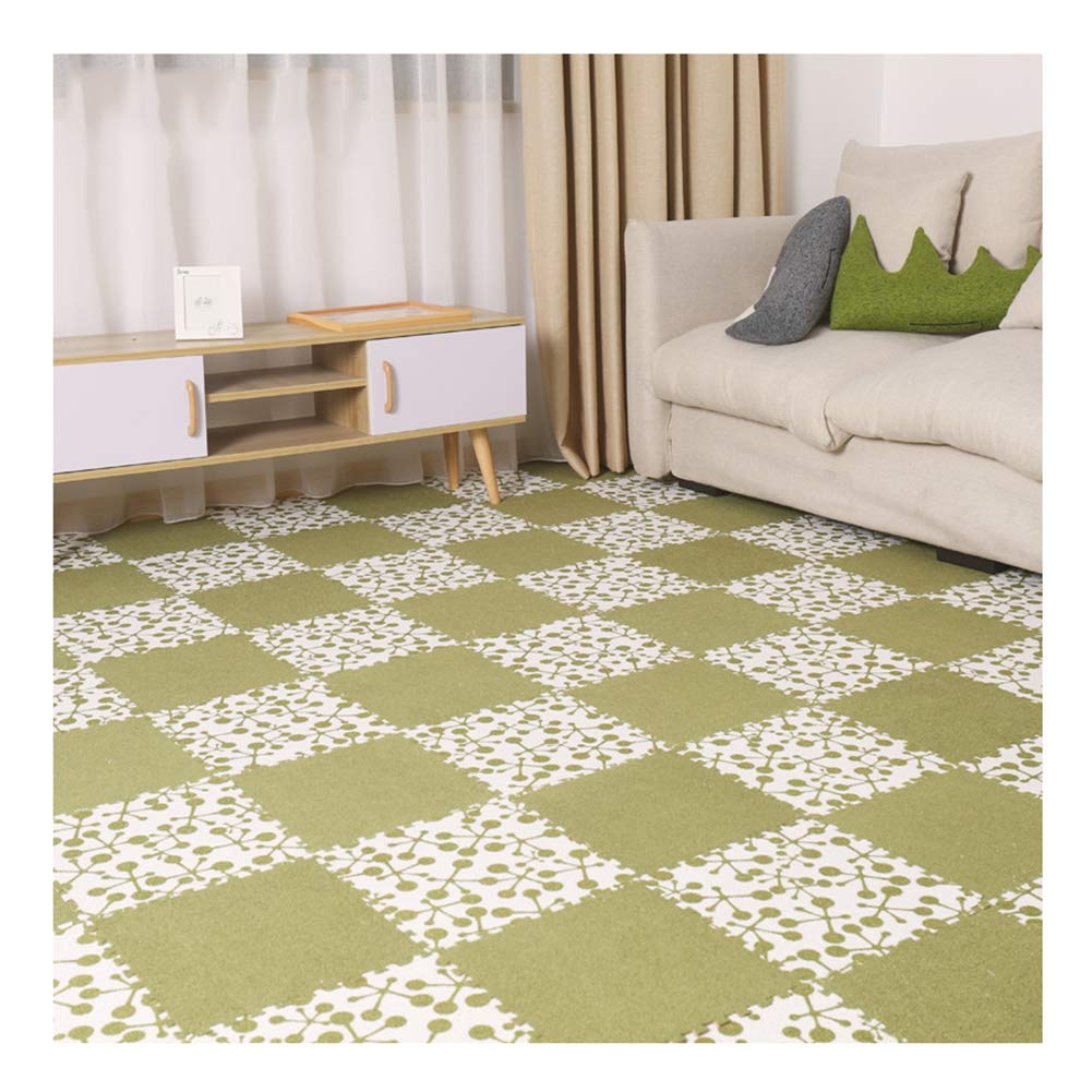 ALGFree Interlocking Floor Tiles Foam Puzzle Mat，1cm Thick Baby Toddler Crawling Mat Play Room Soft Playmats Easy Travel, Free Combination (Color : E, Size : 60x60x1cm-12pcs)