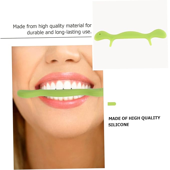 Smile Trainer Silicone Mouth Muscle Tightener Facial Exerciser for Face Lifting Ergonomic Design Portable Durable for Women and Girls