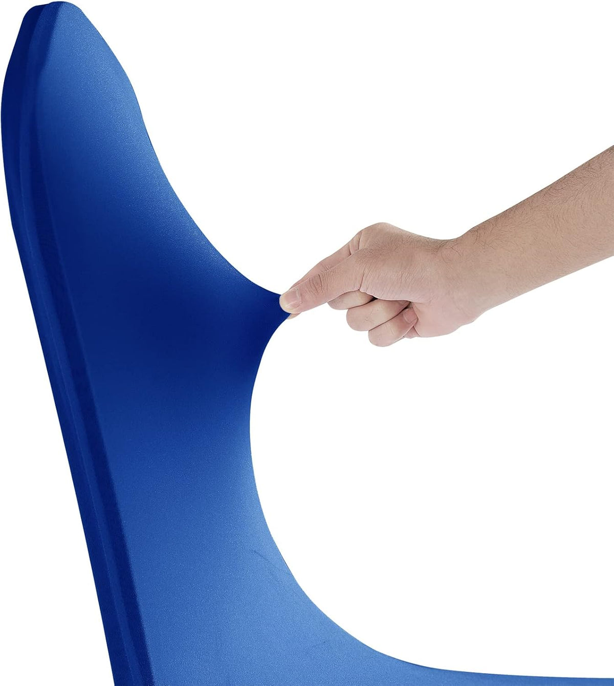 SUPERO Royal Blue Waterproof Polyester Spandex Chair Cover (12PCS), Universal Fit for Indoor/Outdoor Activities, Protector for Party, Banquet, Wedding Event, Hotel