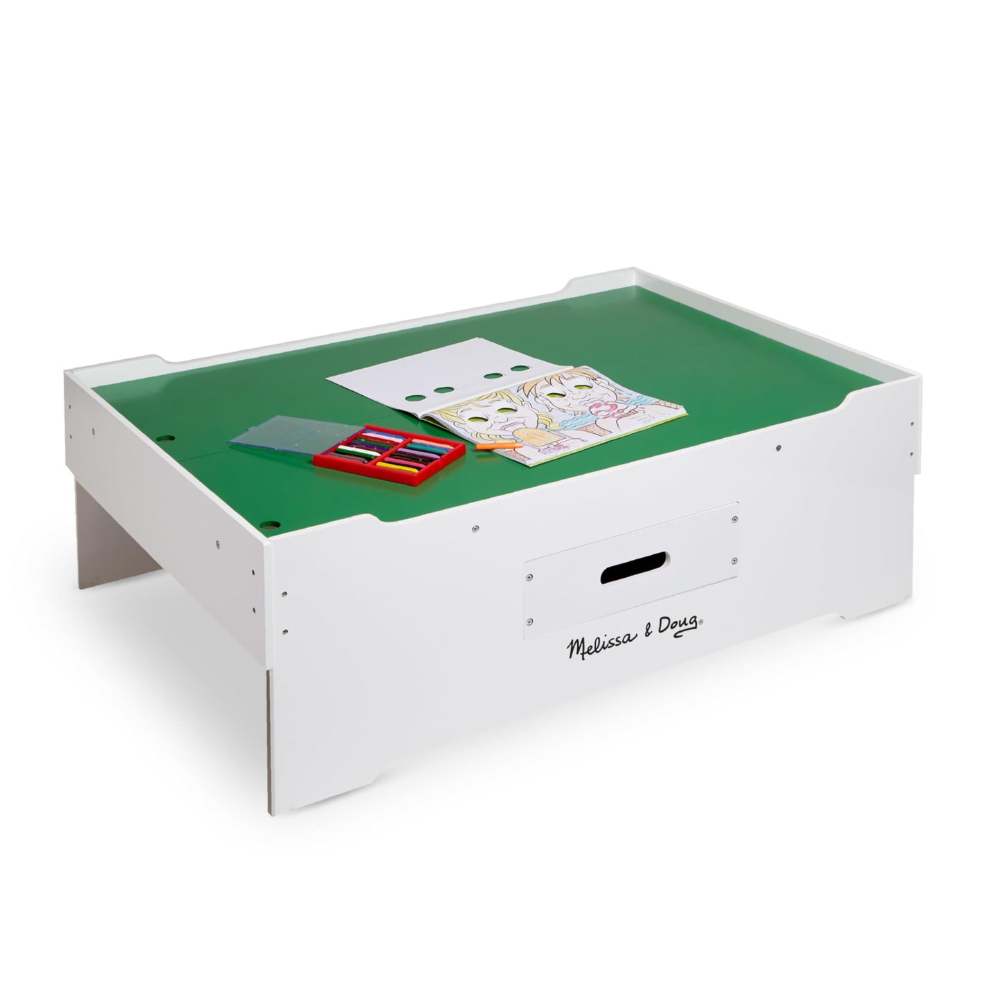 Melissa & Doug Deluxe Wooden Multi-Activity Play Table for Playroom