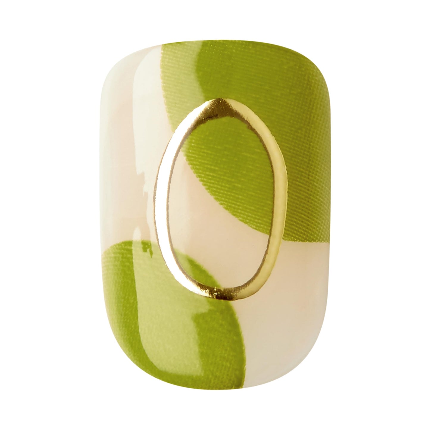 KISS imPRESS No Glue Mani Press On Nails, Design, Before Sunrise', Green, Short Size, Squoval Shape, Includes 30 Nails, Prep Pad, Instructions Sheet, 1 Manicure Stick, 1 Mini File (Pack of 2)