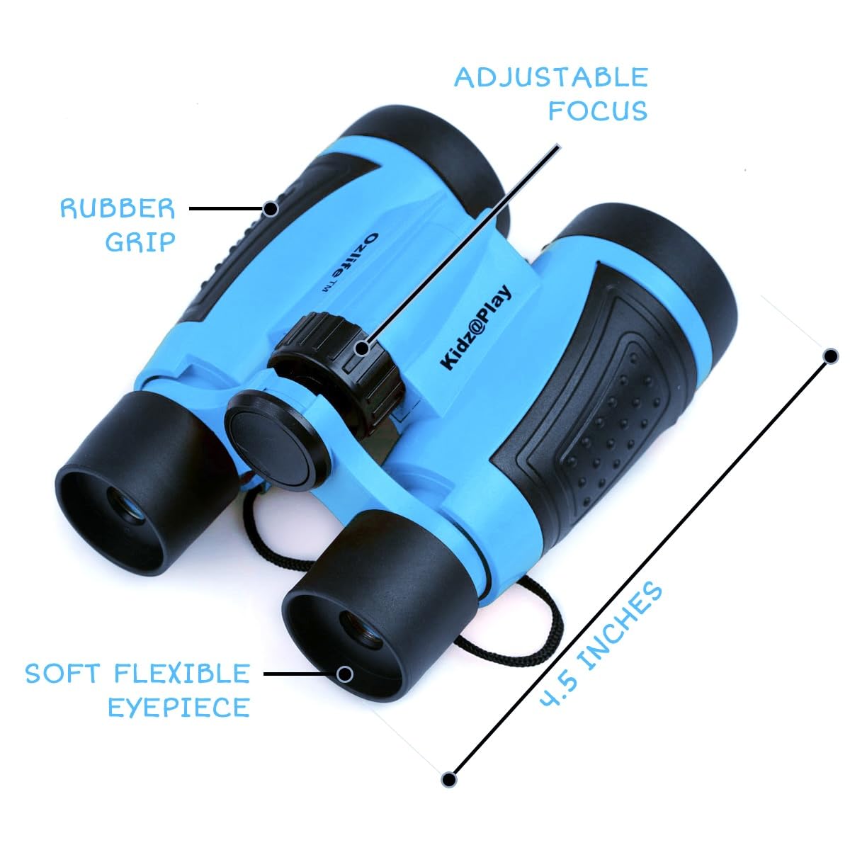 Adventure Kidz - Outdoor Exploration Kit, Children’s Toy Binoculars, Torch, Compass, Whistle, Magnifying Glass, Backpack. Great Kids Gift Set for Camping, Hiking, Educational and Pretend Play.