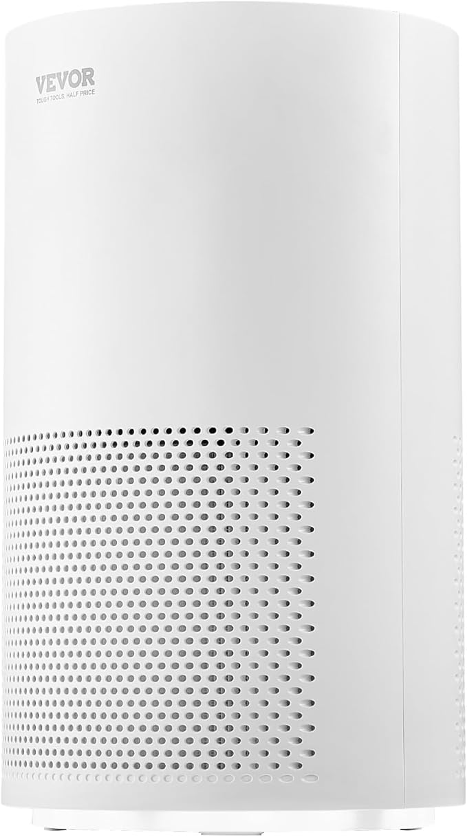 VEVOR Air Purifier for Bedroom Home, H13 HEPA Layer, 1200 ft²/h Smart Air Purifier with Speed Control & Child Lock Guard, Efficient Air Cleaner with Convenient Touch Panel & 23 dB Sleep Mode