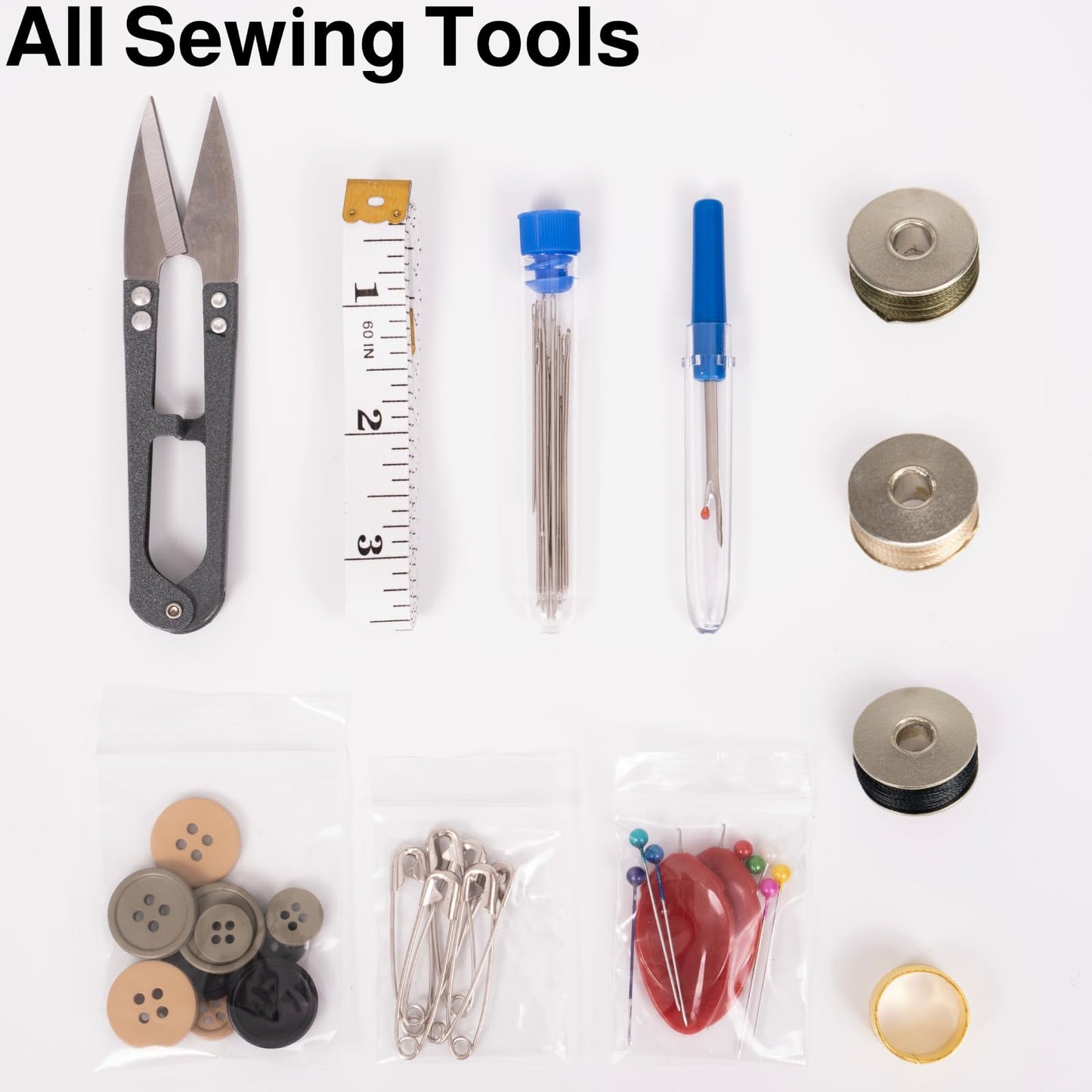 Military Sewing Kit, OCP Army Sewing Kit for Adults, Small Sewing Kits with Buttons for Men, Heavy Duty Small Travel Repair Sewing Tools Basic for Home, Outdoor, Tactical EDC Sew Kit (Multi, 1 Pack)