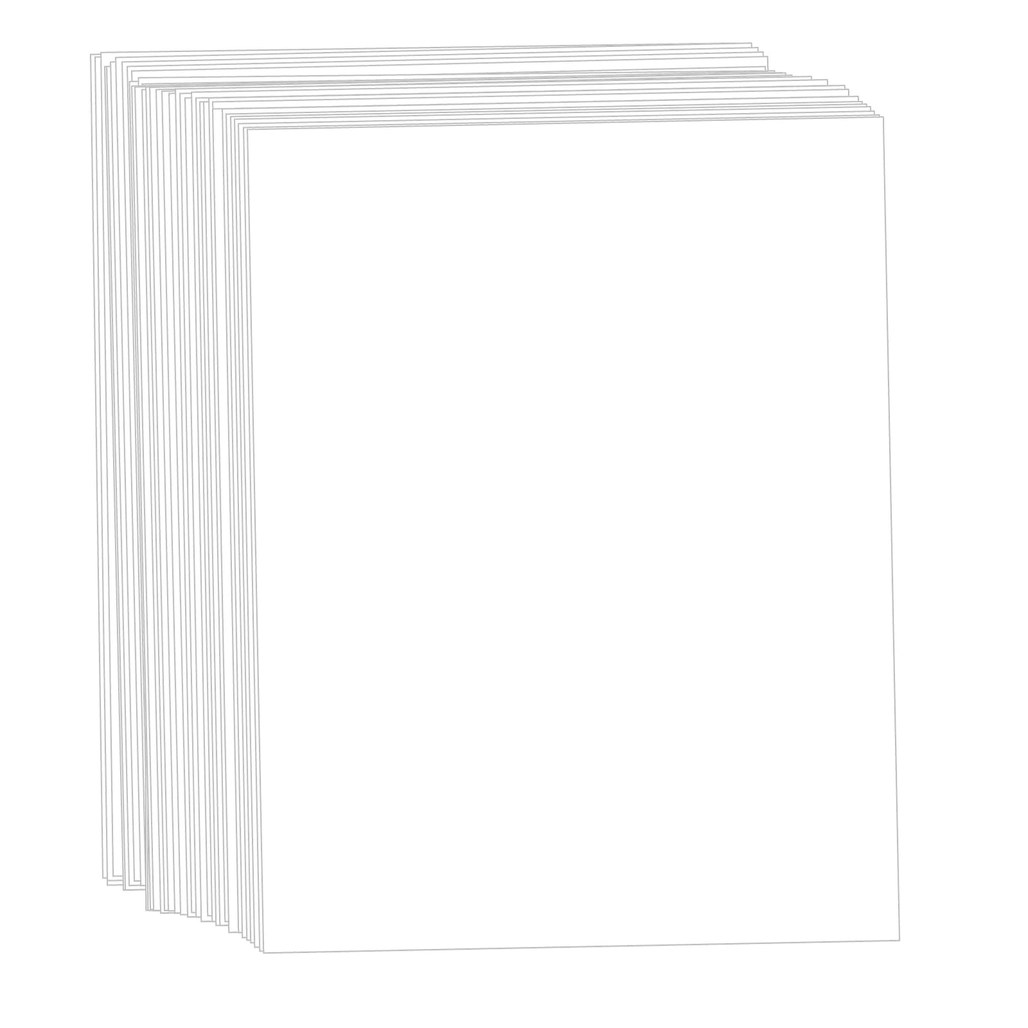 100 Sheets White Cardstock 8.5 x 11, Creebe 80lb Thick White Card Stock, 240gsm Certificate Printer Paper for Invitations, Crafts, Diy Cards, Wedding