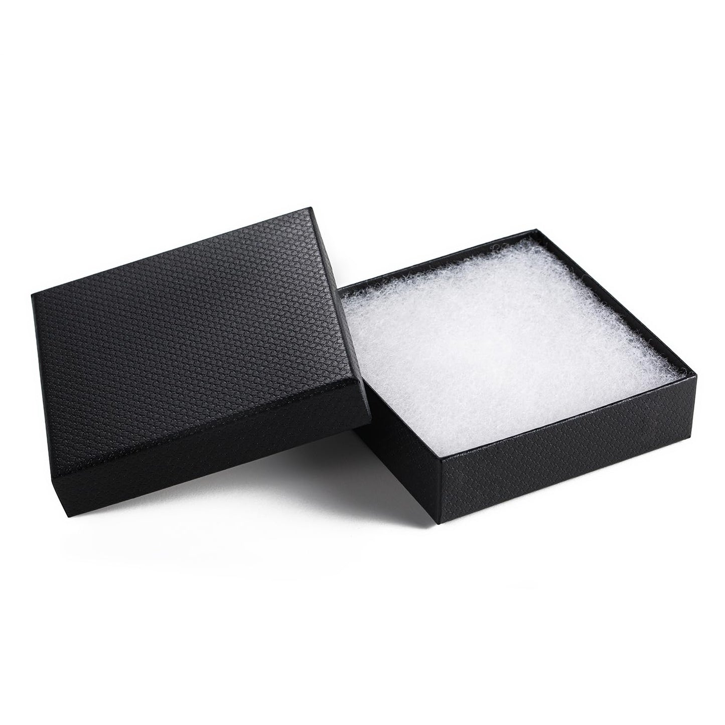 GEFTOL Jewelry Gift Boxes 40 Pack 3.5x3.5x1 Inch Cardboard Jewelry Boxes,Small Gift Boxes for Jewelry Earrings Necklaces Handmade Bangles Bracelets(Black)