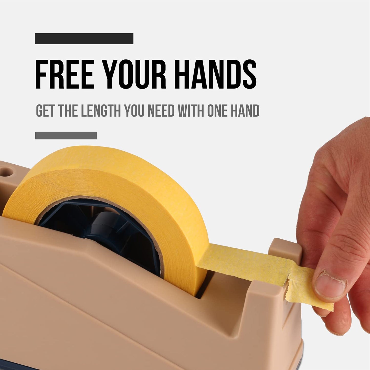 Lichamp Heat Tape Dispenser - Sublimation & Heat Transfer Tape for 3 in Core, Non-Slip Base & Weighted Design