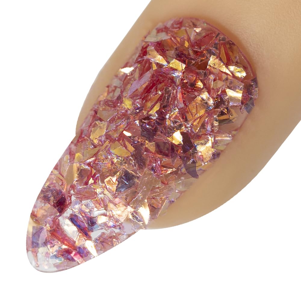 Young Nails Art Glitters - Premium Loose Nail Glitter Powder for Acrylic Nails & Gel Nails, Nail Sequins, Nail Sparkles, Nail Art Powder, Fine & Chunky Glitter, Durable, Glutes & Free, 1 oz