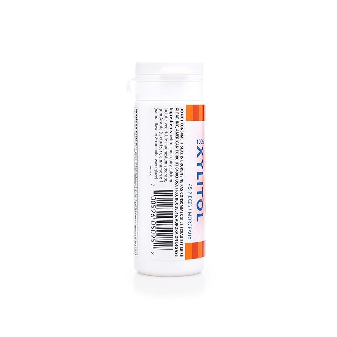 Spry Xylitol Cinnamon Mints Sugar Free Candy - Promote Oral Health, Increase Saliva Production, Stop Bad Breath, Non-GMO, Gluten-Free, 45 Count (Pack of 3)