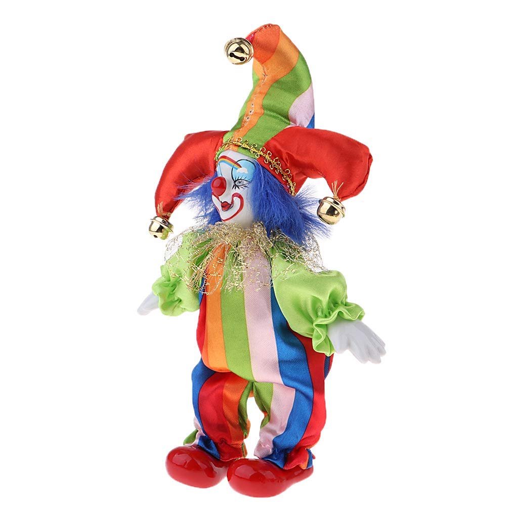 KODORIA Clown Doll Clown Figure Doll Halloween Ornaments Home Table Desk Top Decor - #6