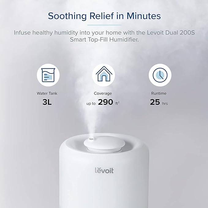 LEVOIT Smart Humidifiers and Replacement Filter
