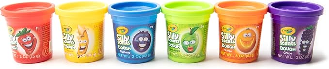 Crayola Scented Dough 48-Pack - Party Favors & Kids Toys, Non-Toxic Crayola Dough Set for Creative Fun, 6 Core Colors & Bonus Neon Dough, Ideal for Classroom & Holiday Activities