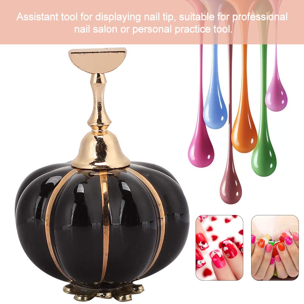 Nail Art Practice Stand, Magnetic Manicure Practice Tips Holder Tool Professional Nail Art Display Stand Fingernail DIY Display Stands for Home and Salon False Nail Tip Manicure Tool(1#)