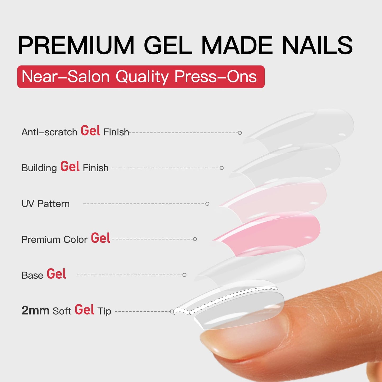 Curvlife Soft Gel Square Press On Nails Short – Reusable False Natural Fit Fake Nails Tips Stick Ons, Salon Quality UV Finish (Brown Floral and Glitter Nails, Short)