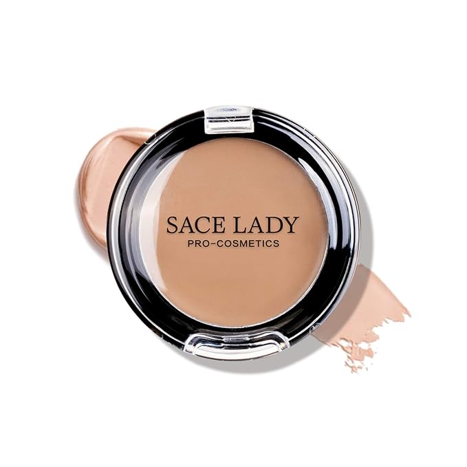 Full Coverage Concealer Cream Makeup, Waterproof Matte Smooth Concealer Corrector Long Lasting for Dark Spot Under Eye Circles Cover, 6g/0.2Oz (#40 Natural)
