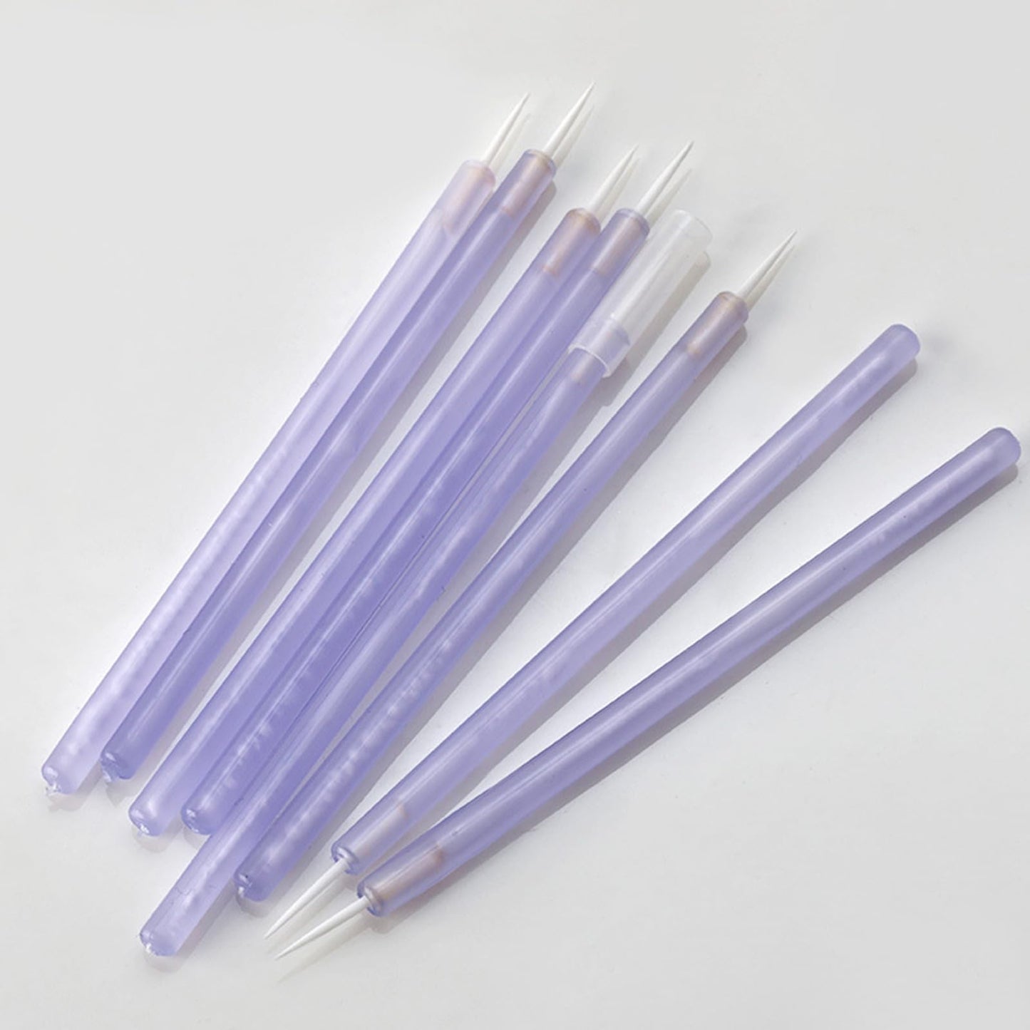 50pcs Disposables Nails Art Brush Super Fine Thin Liner Nails Brush Set For Nails Gel Polish Painting Designs For Women