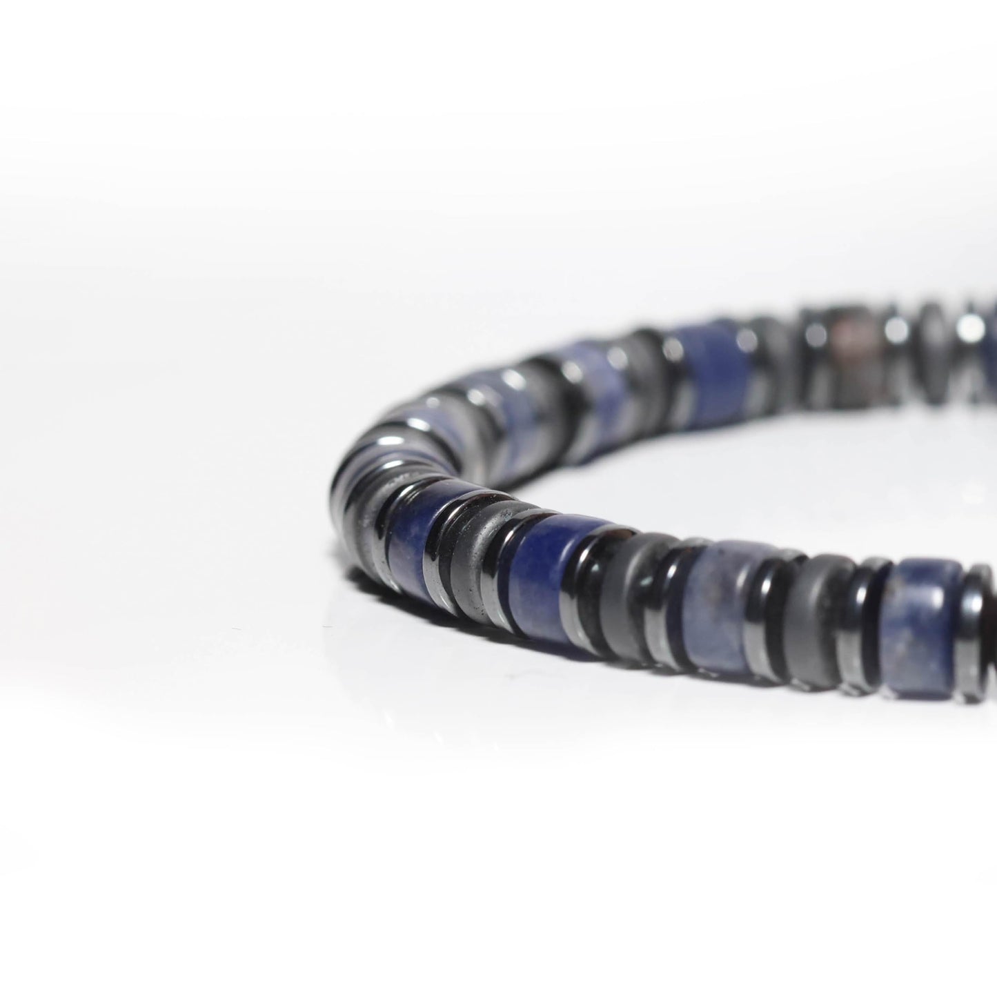 Men’s Natural Sodalite Stone Bracelet – Handmade Premium Beaded Bracelet for Men – Tigranes Jewelry