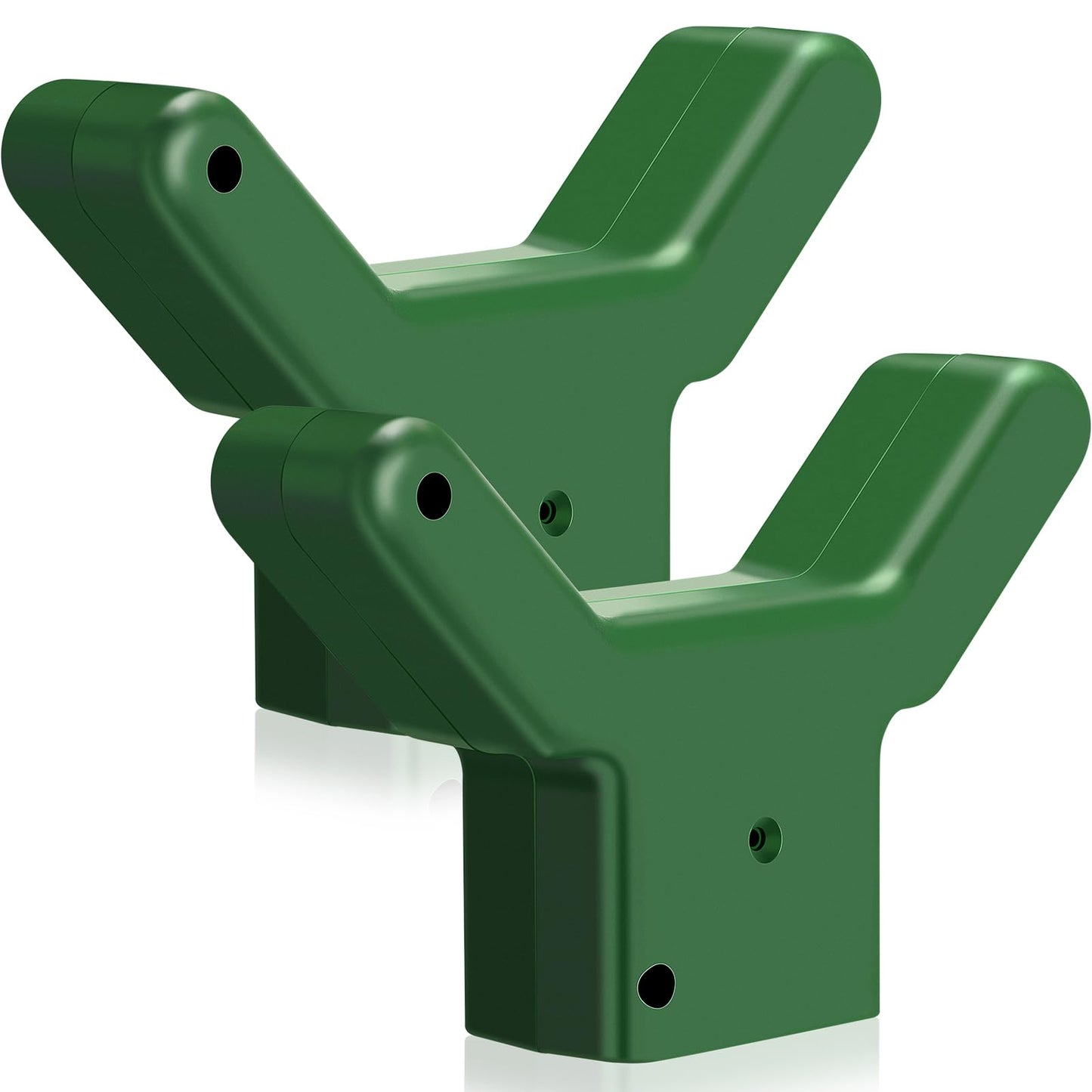 Yungyan 2 Pcs Tree Support, Plastic Fruit Branch Support Device Tree Brace Prevent Them from Breaking for Vineyards Ornamental Gardens Orchards Fits on Standard 1.57 x 1.57 Inch Lumber (Green)