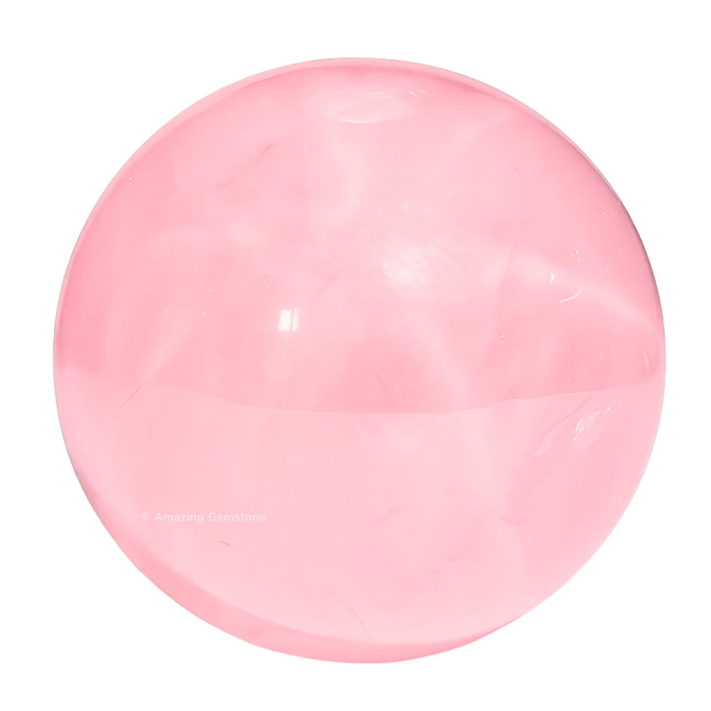 Amazing Gemstone Star Rose Quartz Crystal Ball with Stand - 2 Inches Crystal Sphere Meditation Balls for Witchcraft and Decorative Balls