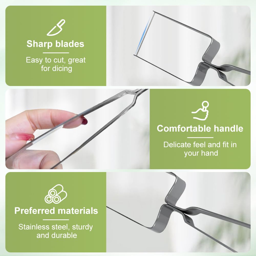 2026 Watermelon Chunks Slicer, Stainless Steel Watermelon Cutter Tool for A Wide Variety Watermelon, Cantaloupe, Honeydew, and More, New Cube-Cutting Fruit Slicer Easily Slicing & Serving