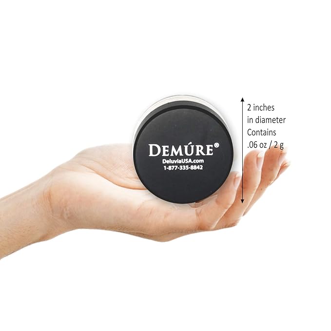 DEMURE Mineral Blush Makeup (Natural Radiance), Loose Powder, Neutral, Satin Finish, 12 Shades, Cruelty Free